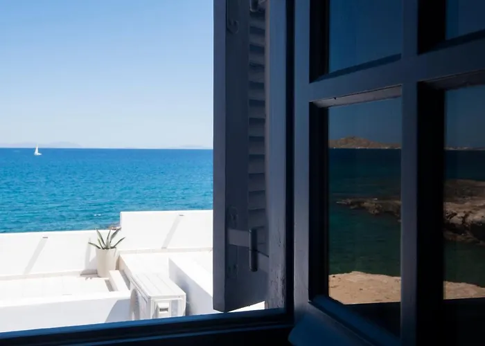 Casa de Férias Thalassa Seafront Superb 1bd House In Naousa